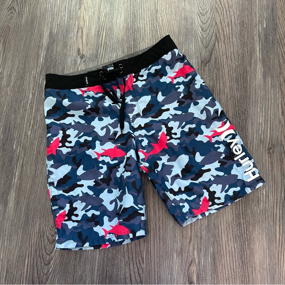 Hurley Boys Swim Trunks 
size 12
Waist 26
